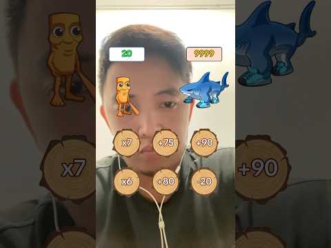 Math to beat the shark #math #games