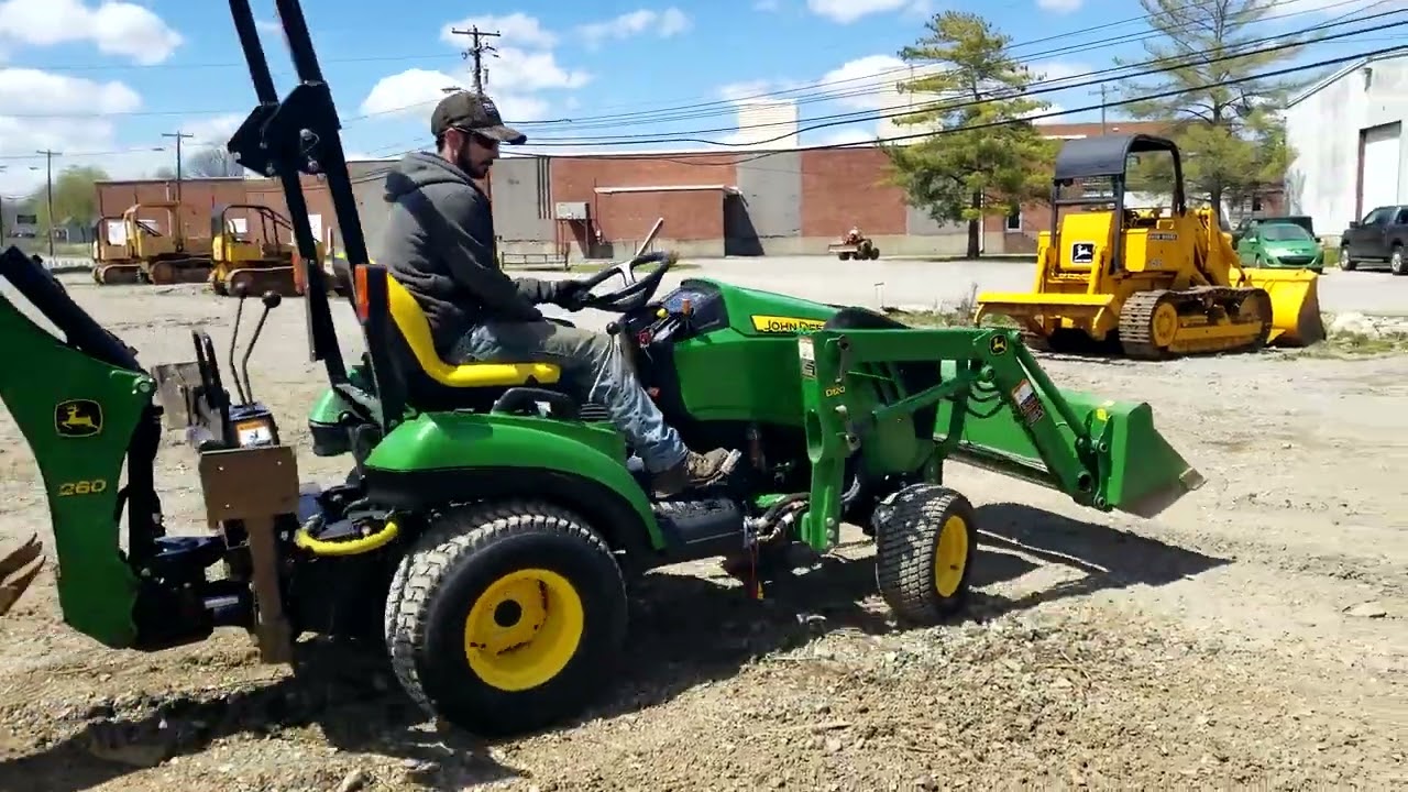 2012 John Deere 1023E Tractor with Backhoe 🚜