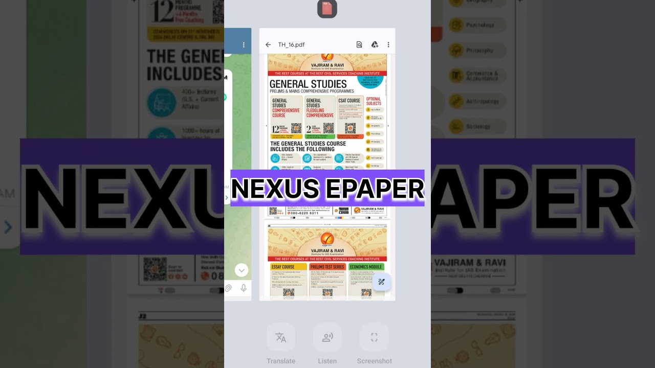 Download The Hindu & Indian Express PDFs for Free on Mobile Daily 📱