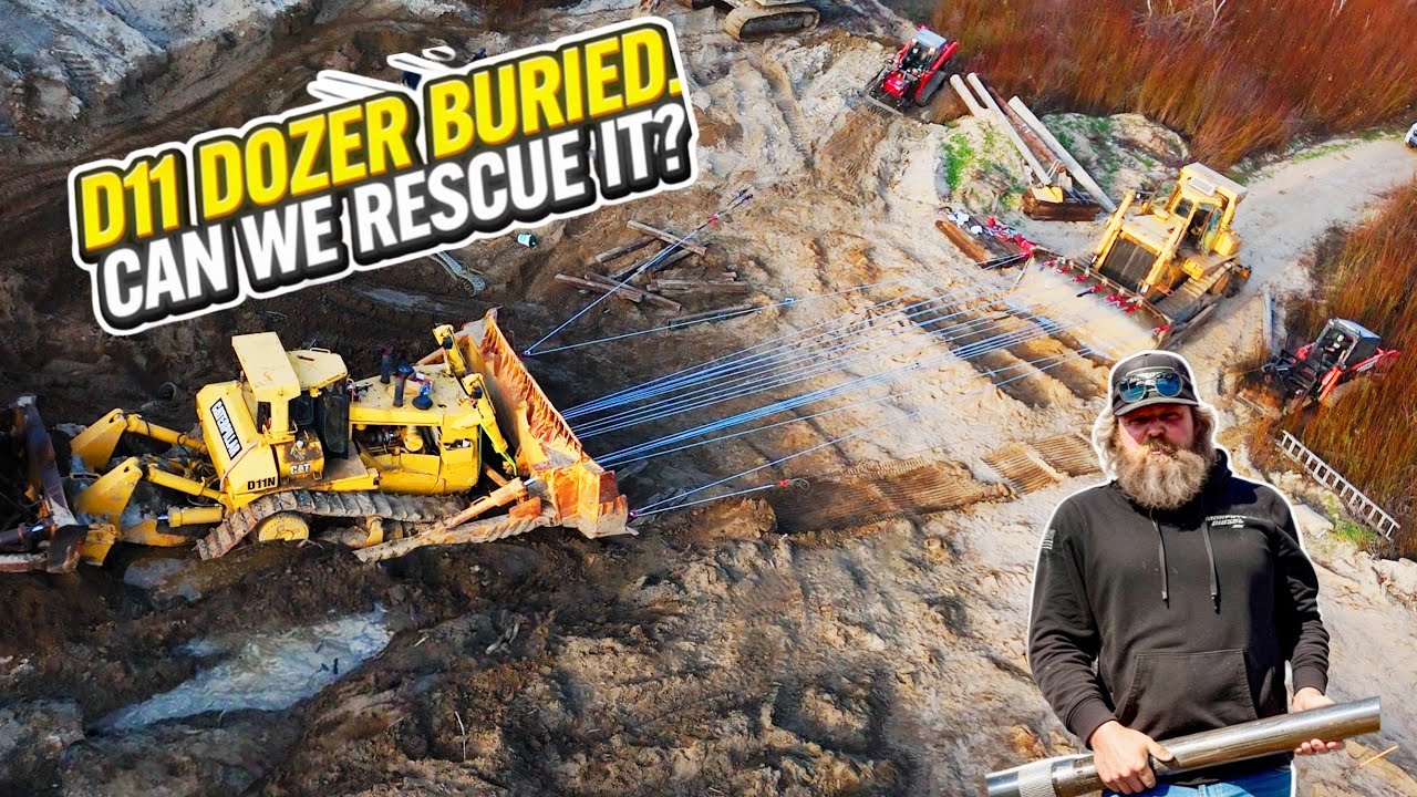 My Largest Rescue Yet: 230,000 LBS Dozer 🚜
