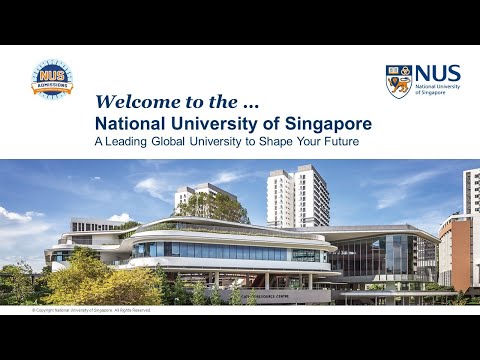 NUS Admissions & Faculties Sharing (International) - 12 Nov 2022