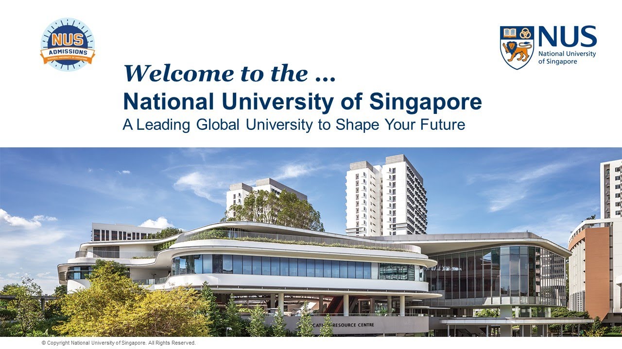 Discover NUS: Admissions Insights & Faculty Highlights for International Students ๐