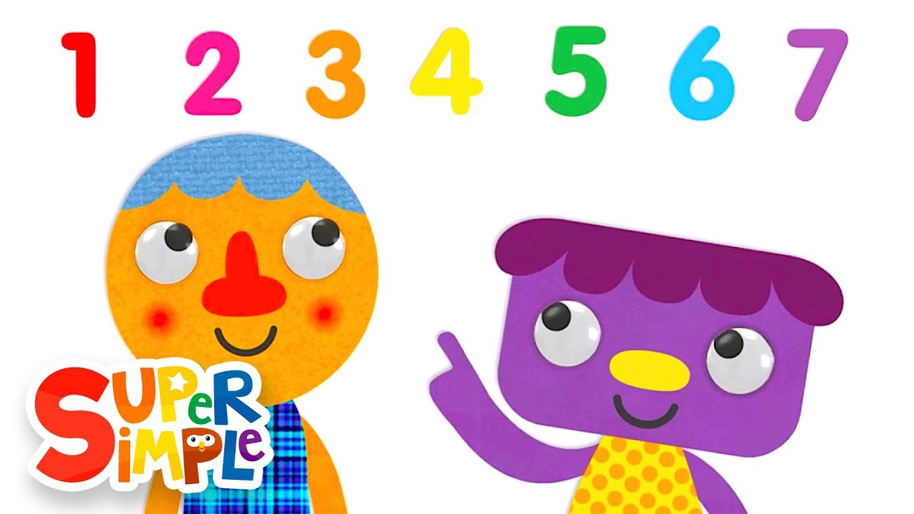 Counting to Seven with Noodle & Pals | Super Simple Songs