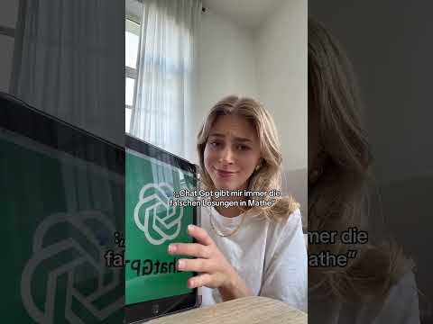 ChatGPT & Mathe = Chaos 💀 #schule #shorts