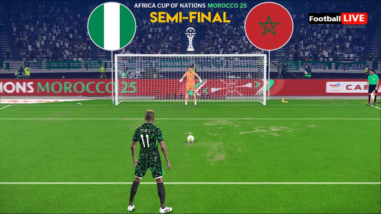 Nigeria vs Morocco - AFCON 2025 Semi-final Penalty Shootout β½