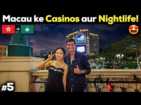 Macau, China Casinos & Nightlife || Hongkong to Macau Day Trip.