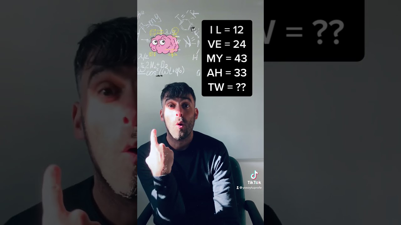 ¿Cuál es el valor de cada letra? 🧐 #acertijo #matematicas