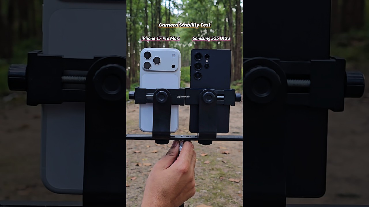 iPhone 17 Pro Max vs Galaxy S25 Ultra: Camera Stabilization 📱