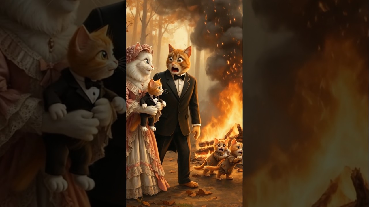 Heroic Cat Family Saves the Forest π² | Heartwarming Animal Rescue