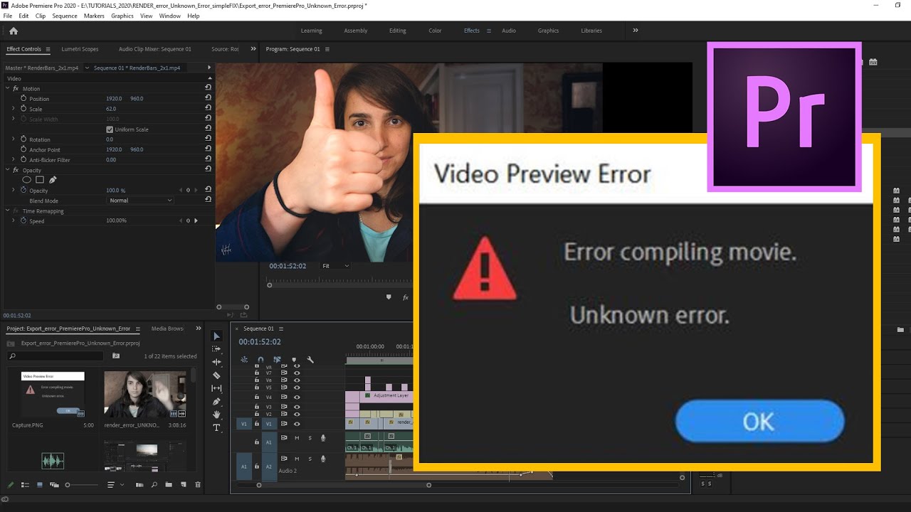 Fix Premiere Pro 'Unknown Error' in Video Preview 🎬