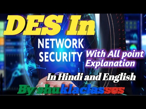 DES || In Hindi and English || Network security || for Exam preparation , Definition||#Shortvideo