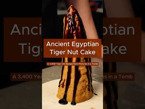 Ancient Egyptian Tiger Nut Cake from 1400 BC