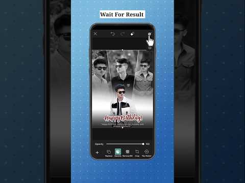 Birthday Photo Editing In PicsArt π₯ | #youtubeshorts #shortsfeed #viralshort #trendingshorts