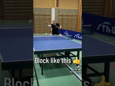 How to block, the right way. #Bordtennis#Pingis#Pingpong#Tabletennis#Tischtennis#