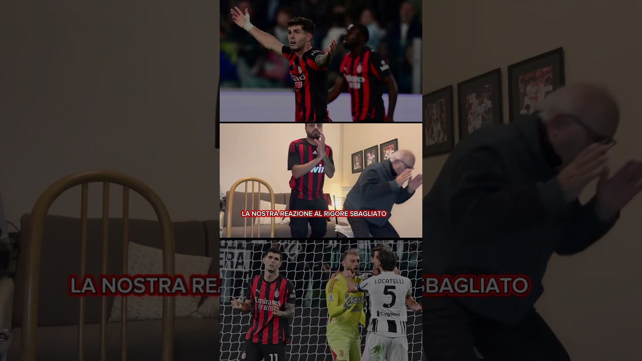Reazione Epica al Rigore Sbagliato! ⚽ #JuveMilan