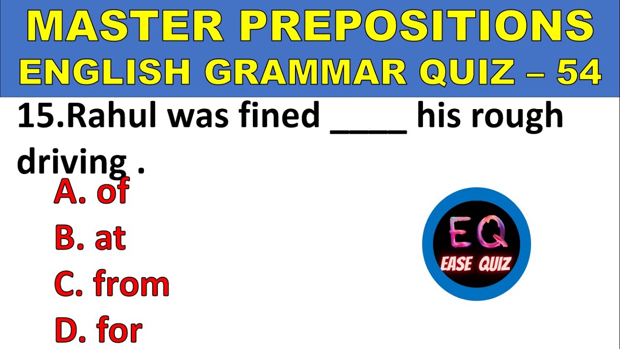Master Prepositions: Score 20/20 in Grammar Quiz