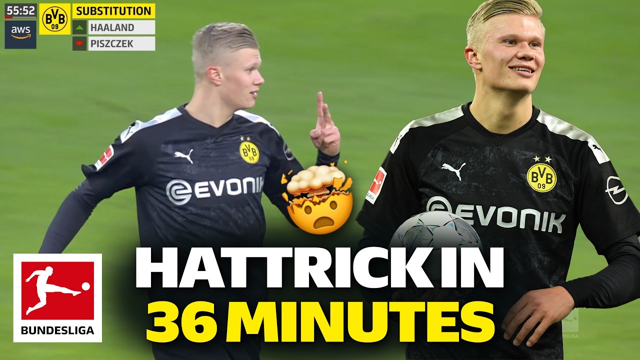 Epic Bundesliga Debut! Erling Haaland’s Unstoppable Performance vs FC Augsburg 🚀