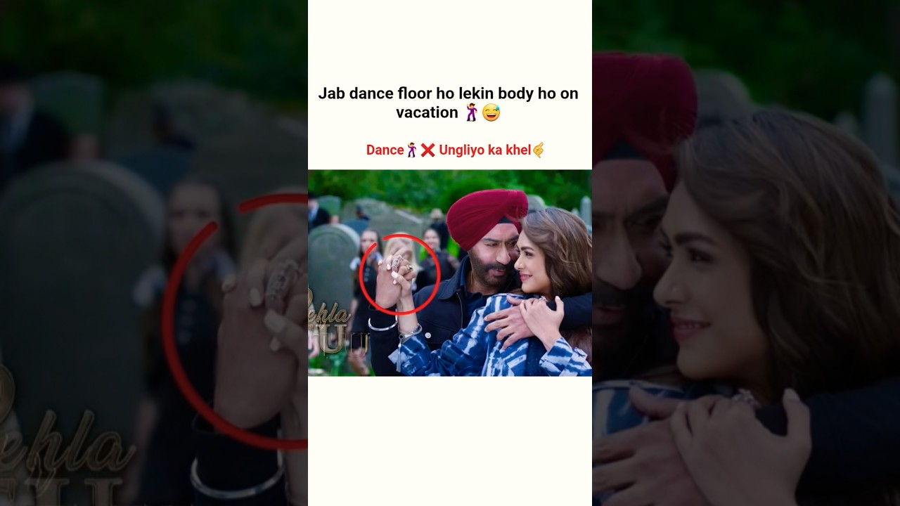 Ajay Devgn's New Dance Song! 🎶 Don't Miss It! #Youtubeshorts