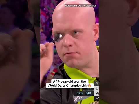 17-year-old Luke Littler won the World Darts Championship 👏 (via professionaldarts/TT)