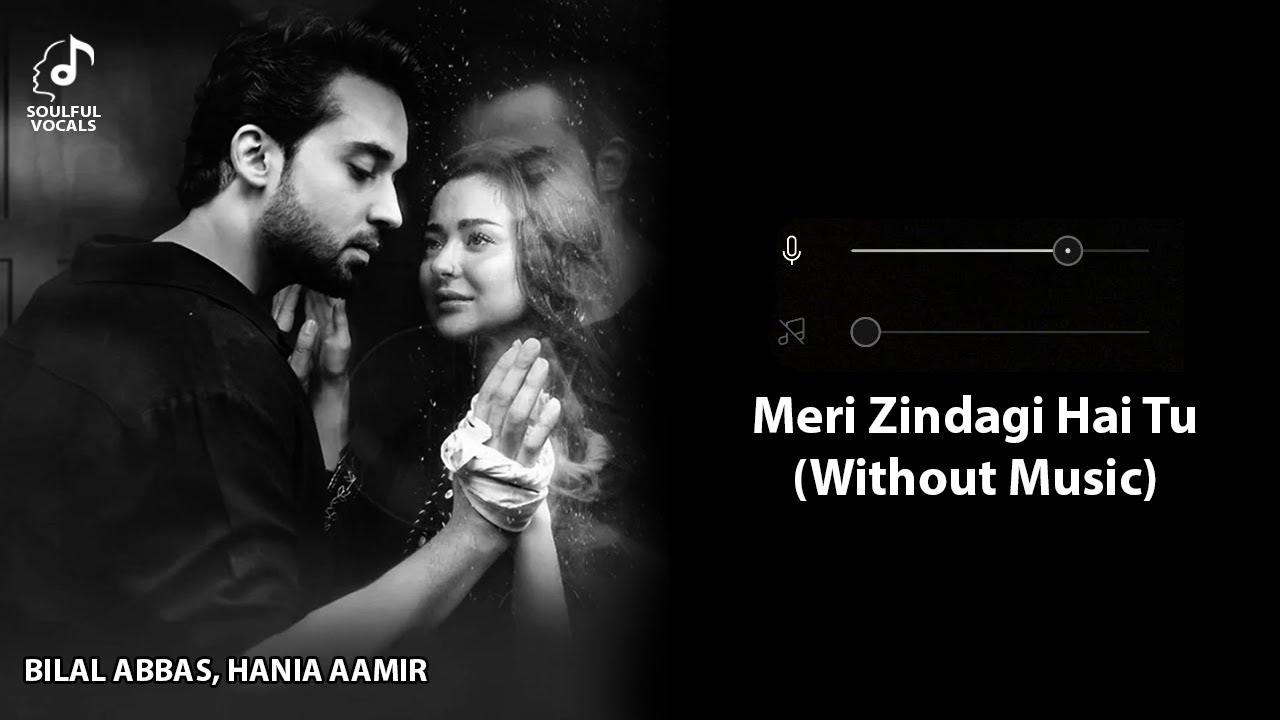 Meri Zindagi Hai Tu (Without Music Vocals Only) | Asim Azhar | Soulful Vocals
