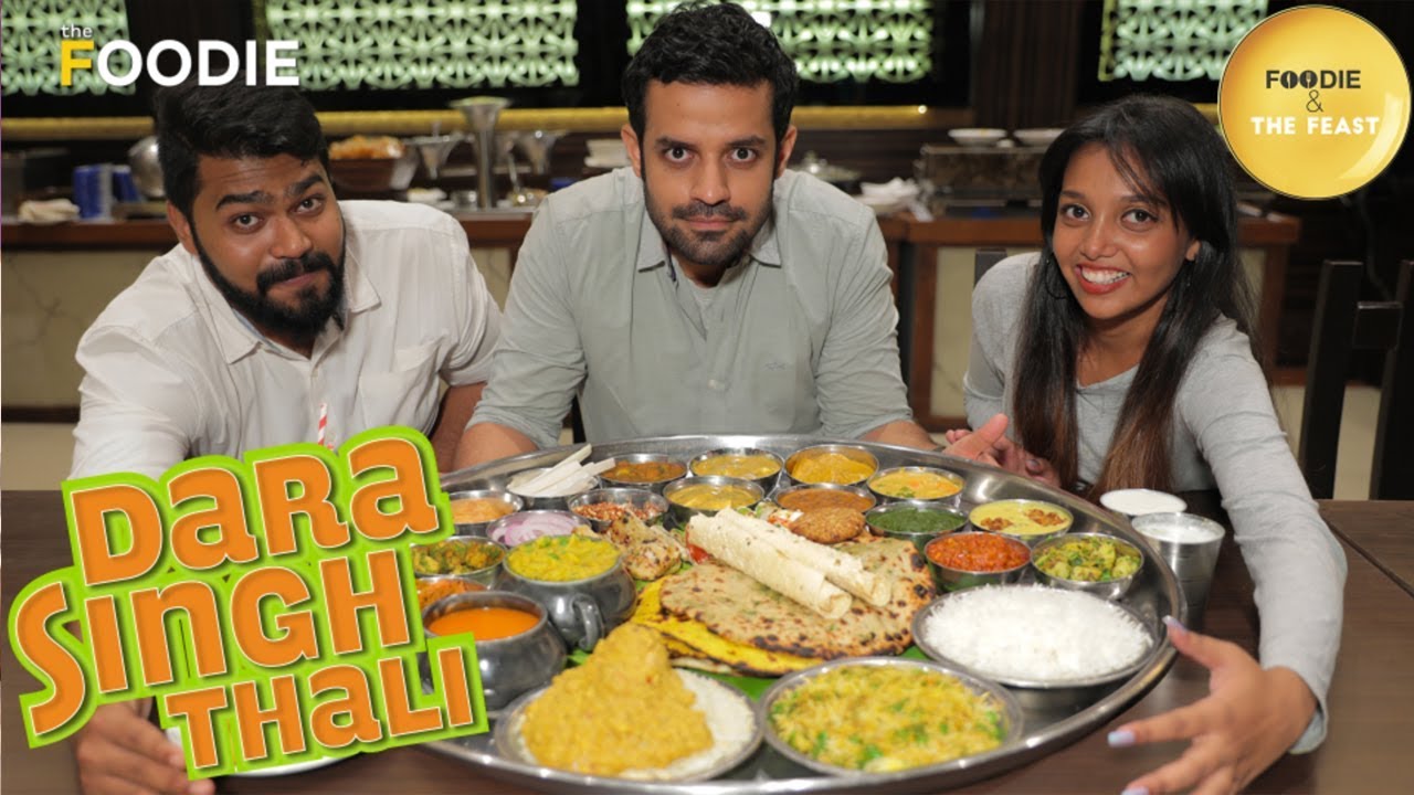 World's Largest Non-Veg Thali at Dara Singh Mini Punjab 🍽️