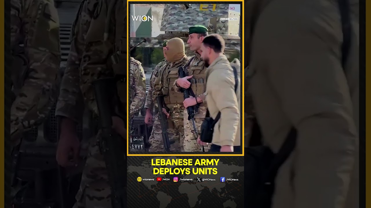 Lebanese Army Deploys Extra Units Along Syrian-lebanon Border | WION Shorts