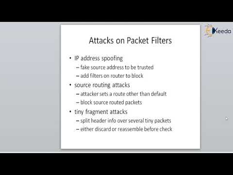 Firewalls | Cryptography and System Security