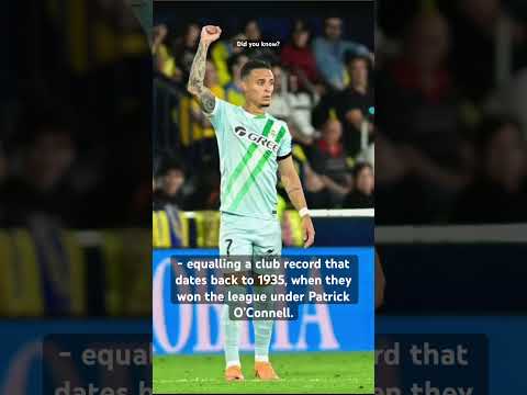 Can Antony help Betis qualify for the Champions League? #realbetis #betis #laliga #antony #football