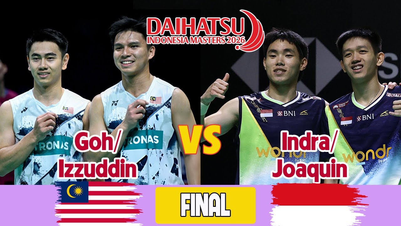 Goh/Izzuddin vs Indra/Joaquin - Indonesia Masters Final 🏸