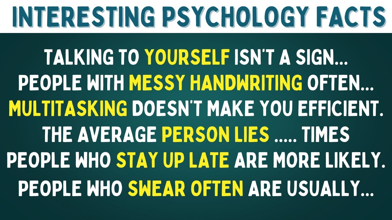 50 Fascinating Psychology Facts About Human Behavior 🧠