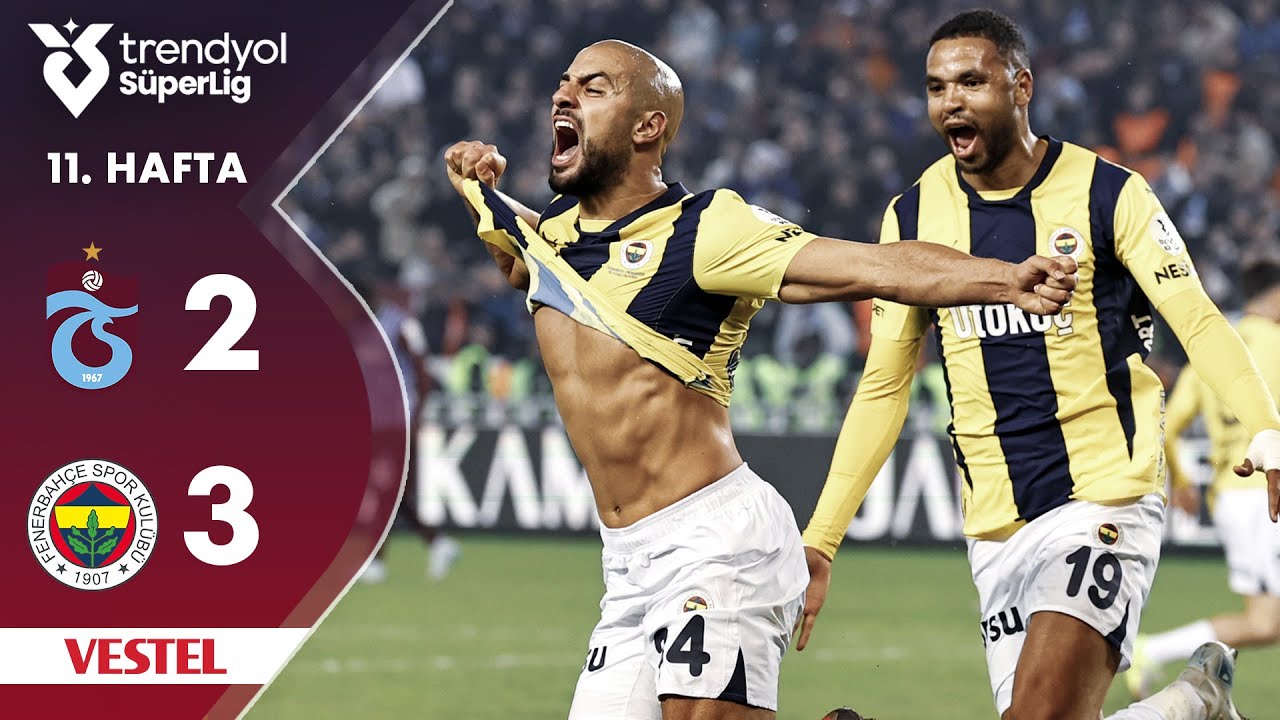 Trabzonspor vs. Fenerbahçe (2-3) | Süper Lig 2024/25 Highlights ⚽