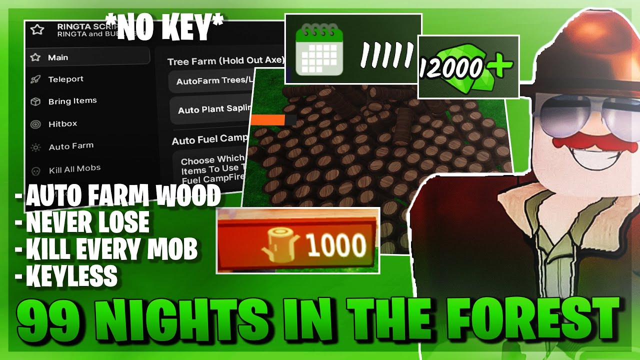 99 Nights in the Forest Script: 11111 Days, Items & More