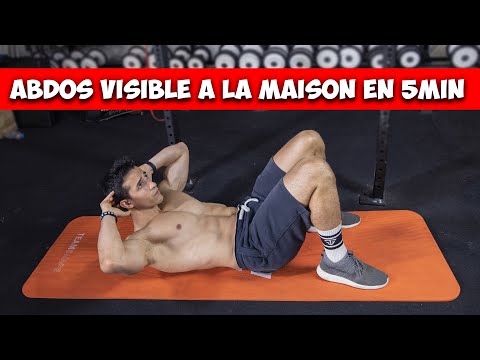 Abdos programme maison (5minutes sans matériel)