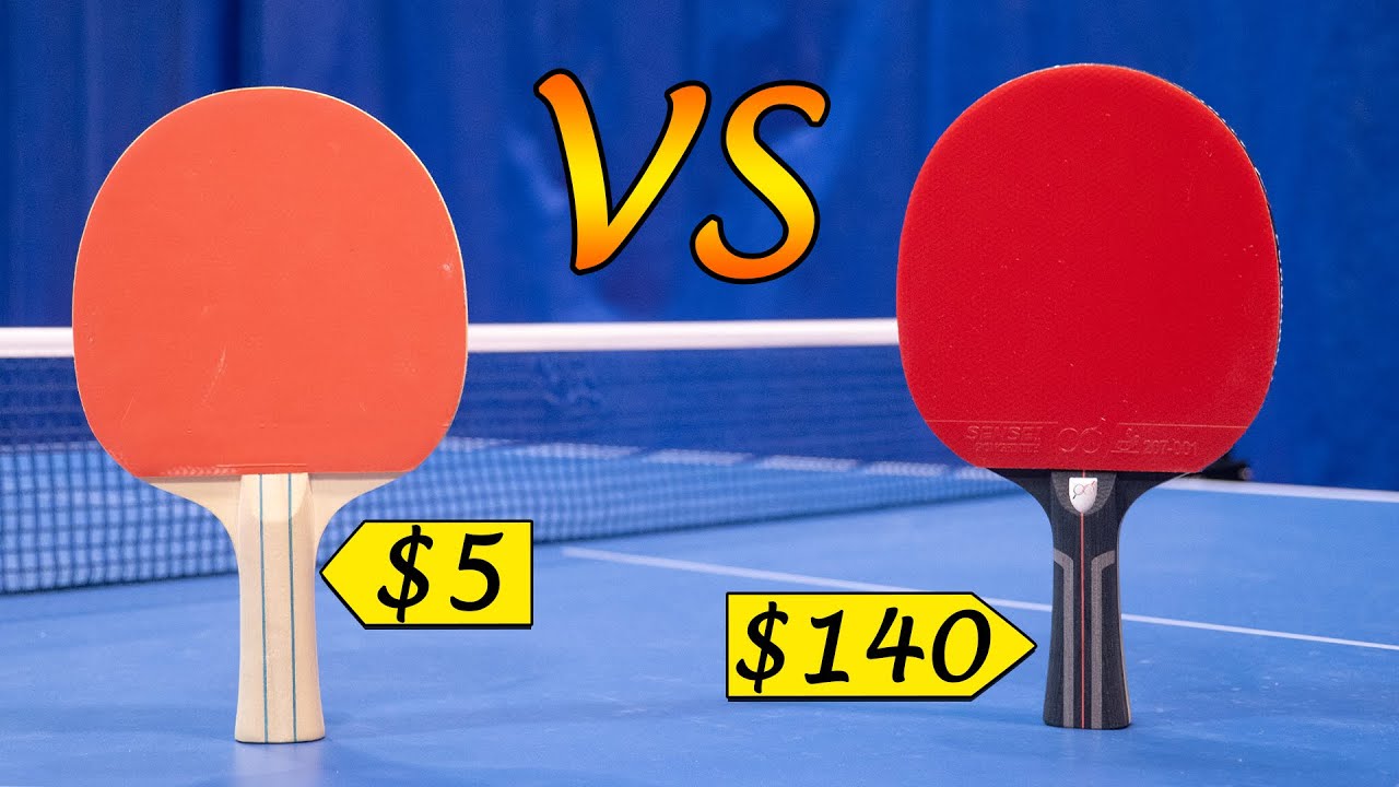 $5 vs. $140 Table Tennis Racket: Which One Performs Better? 🎾