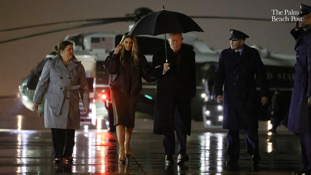 Trump & Melania Head to Mar-a-Lago for Thanksgiving 🦃