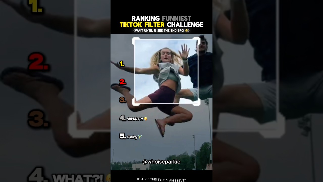 Top Funniest TikTok Filter Challenges 😂