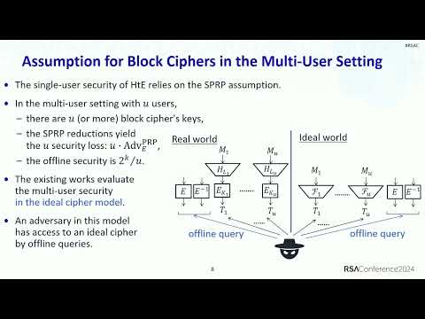 Symmetric Cryptography 1
