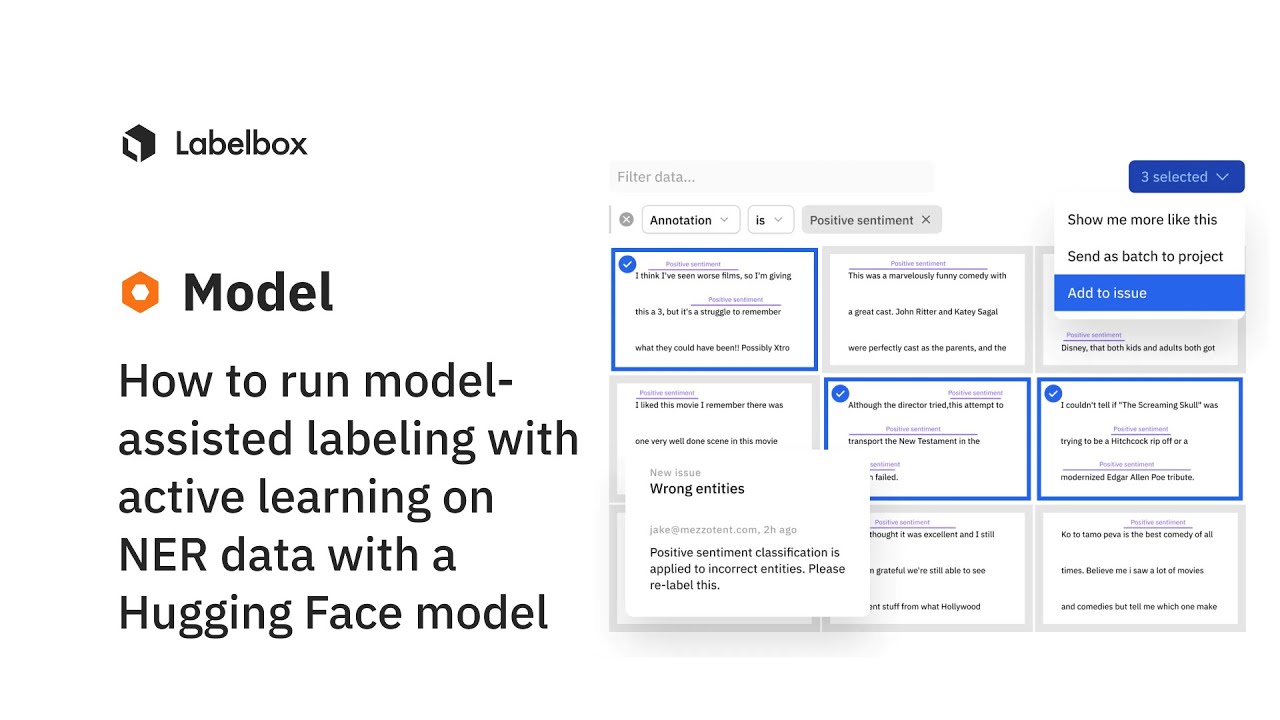 Model-Assisted Labeling & Active Learning for NER 🤖