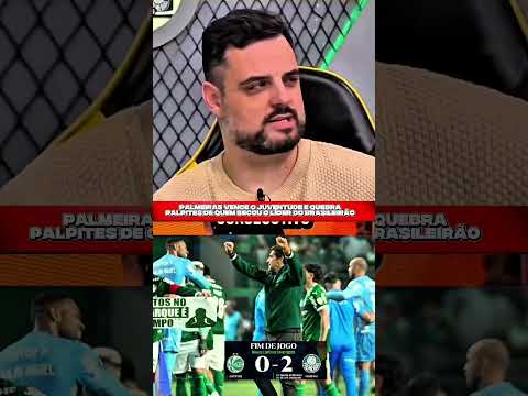 PALMEIRAS VENCE O JUVENTUDE E REASSUME A LIDERANÇA DO BRASILEIRÃO - JUVENTUDE 0 X 2 PALMEIRAS