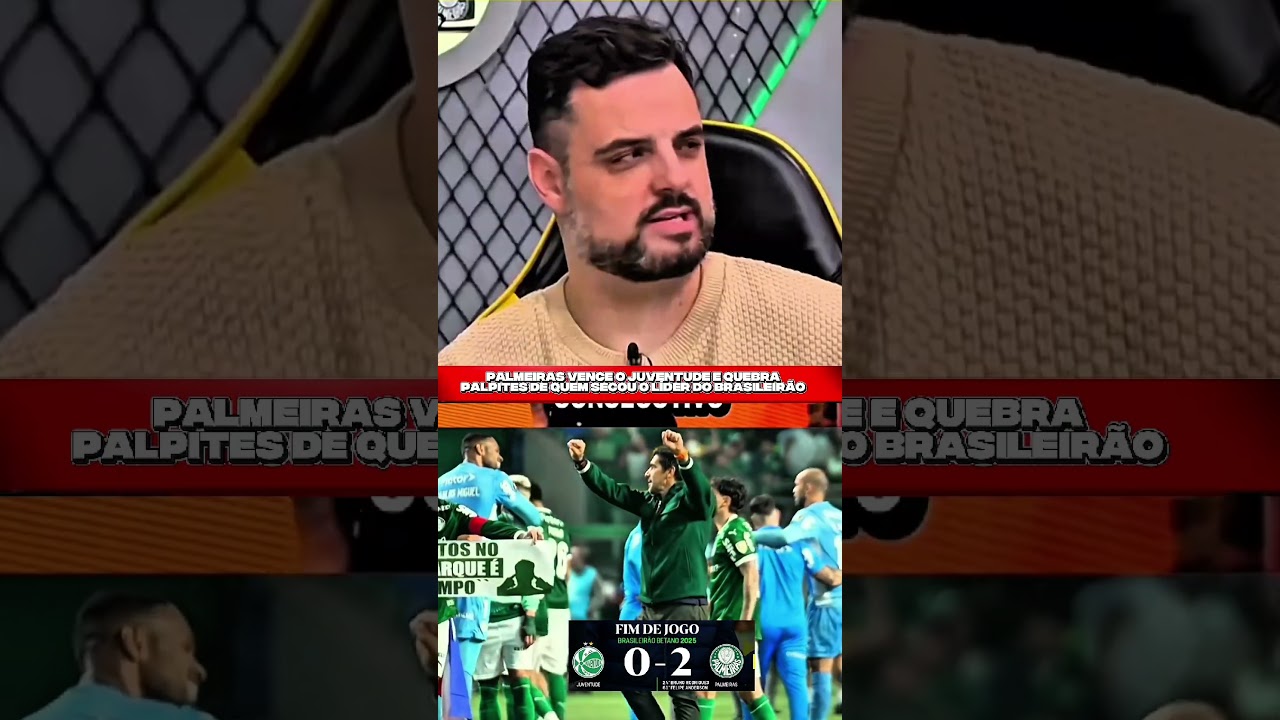 Palmeiras Reage e Assume Liderança do Brasileirão com Vitória sobre o Juventude ⚽