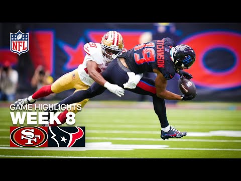 San Francisco 49ers vs Houston Texans Game Highlights | 2025 NFL Season Week 8