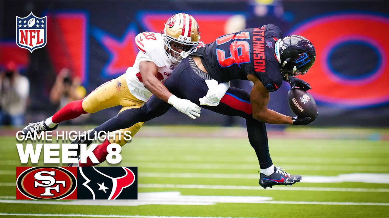 Epic Showdown: 49ers vs Texans Week 8 Highlights 🏈