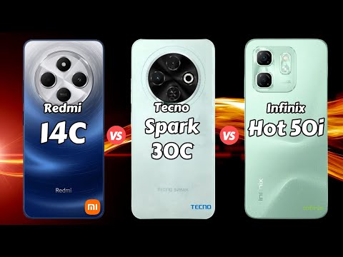 Redmi 14C vs Tecno Spark 30C vs Infinix Hot 50i