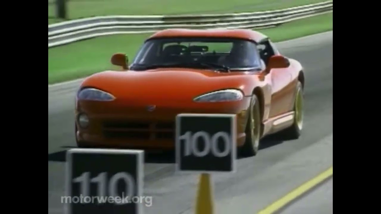 Motorweek 1996 Dodge Viper RT/10 Review