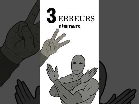 3 EREURS DE DEBUTANT EN MUSCULATION 💪🏽 #muscu #shorts