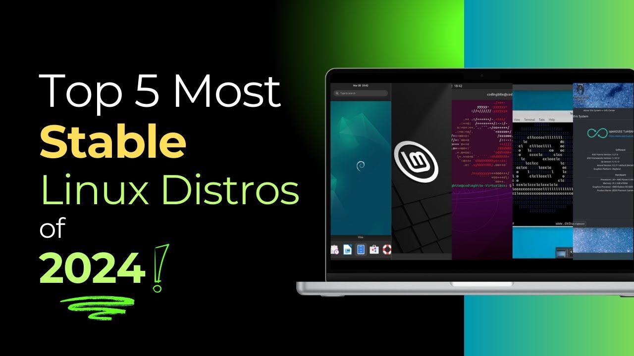 Top 5 Most STABLE Linux Distros of 2024