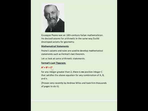 PART 3: Peano's arithmetic