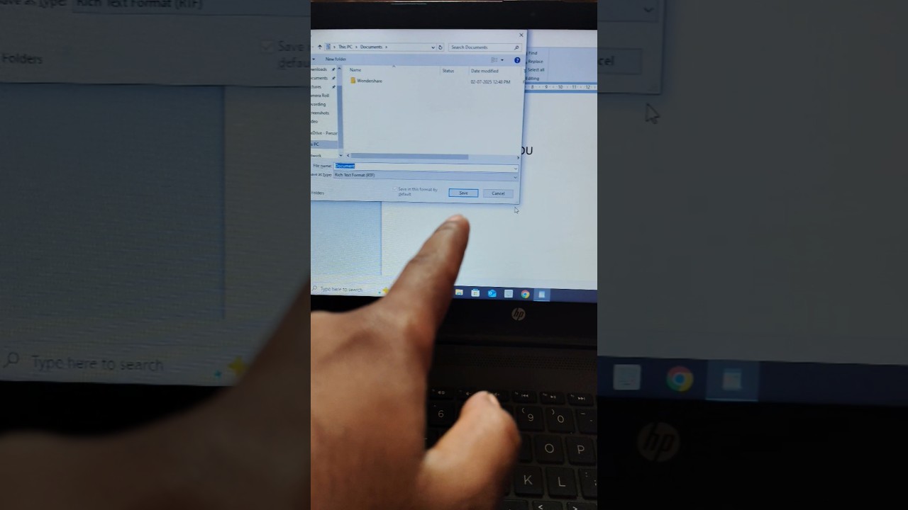 Word File Save Shortcut Key | How to Save Files on Your Laptop