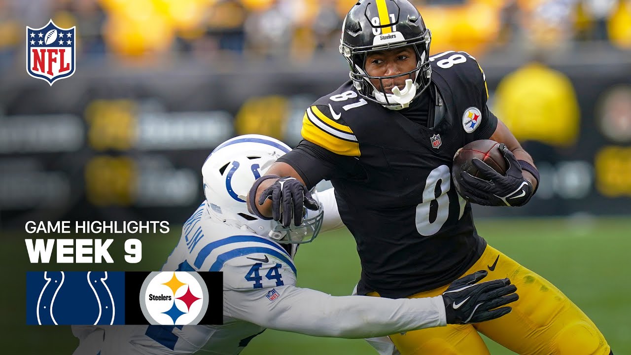 Epic Clash: Indianapolis Colts vs. Pittsburgh Steelers | NFL Week 9 Highlights 🏈