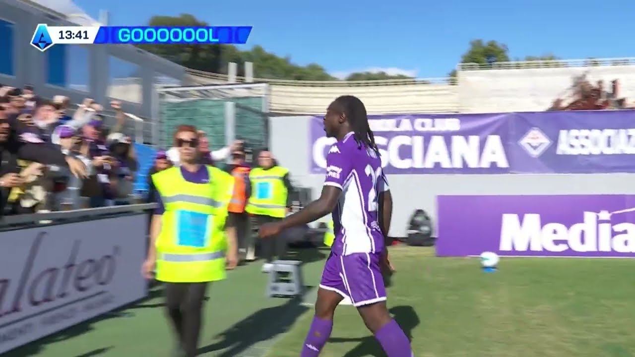 Fiorentina vs Roma 1-2: Kean, Soulè, Cristante ⚽